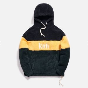 Kith sherpa double pocket hoodie
